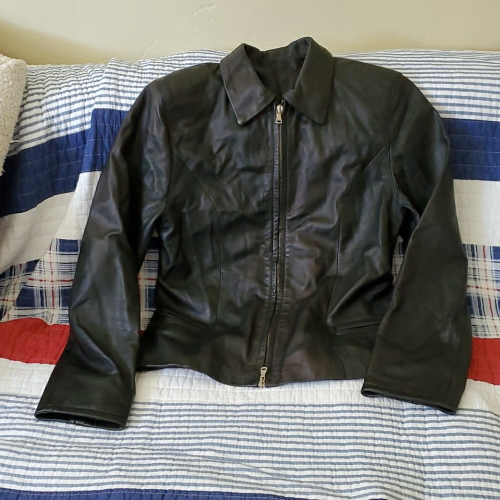 Black Italian Leather Jacket